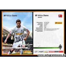 Autogramm Fussball | Borussia Mönchengladbach | 2012 | Niklas DAMS