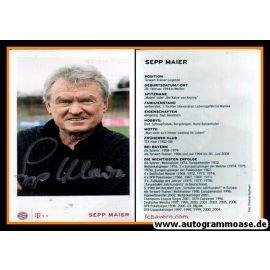 Autogramm Fussball | FC Bayern München | 2016 | Sepp MAIER