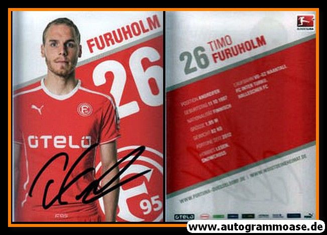 Autogramm Fussball | Fortuna Düsseldorf | 2013 | Timo FURUHOLM