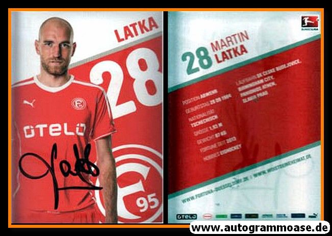 Autogramm Fussball | Fortuna Düsseldorf | 2013 | Martin LATKA