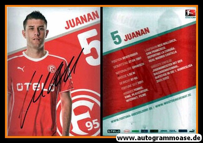 Autogramm Fussball | Fortuna Düsseldorf | 2013 | JUANAN