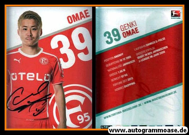 Autogramm Fussball | Fortuna Düsseldorf | 2013 | Genki OMAE