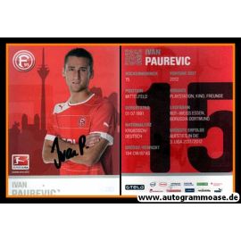 Autogramm Fussball | Fortuna Düsseldorf | 2012 | Ivan PAUREVIC