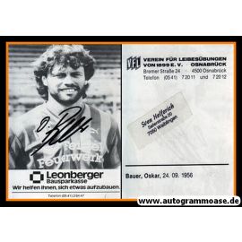 Autogramm Fussball | VfL Osnabrück | 1986 | Oskar BAUER