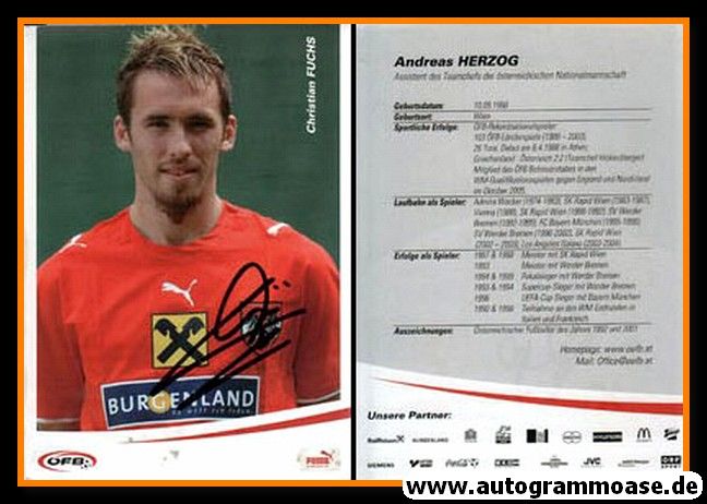 Autogramm Fussball | Österreich | 2006 | Christian FUCHS