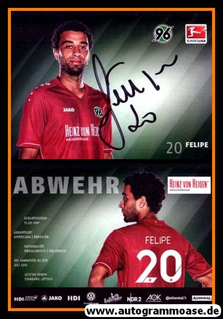 Autogramm Fussball | Hannover 96 | 2014 | FELIPE
