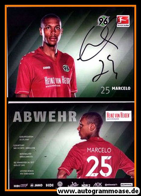 Autogramm Fussball | Hannover 96 | 2014 | MARCELO