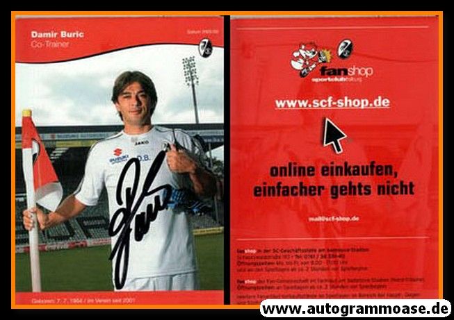 Autogramm Fussball | SC Freiburg | 2005 | Damir BURIC