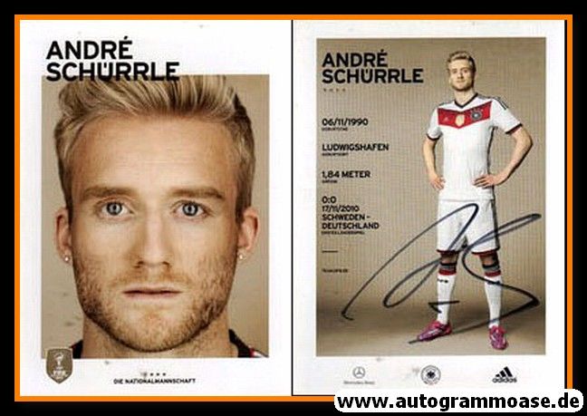 Autogramm Fussball | DFB | 2014 Adidas | Andre SCHÜRRLE (4 Sterne) _