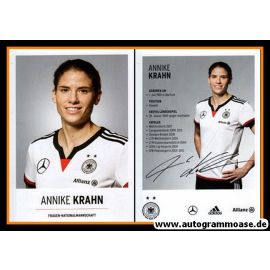 Autogramm Fussball (D) | DFB | 2015 Adidas | Annike KRAHN _