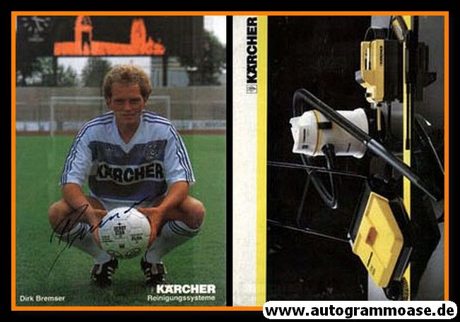 Autogramm Fussball | MSV Duisburg | 1991 | Dirk BREMSER