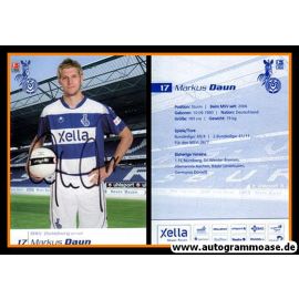 Autogramm Fussball | MSV Duisburg | 2007 | Markus DAUN