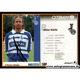 Autogramm Fussball | MSV Duisburg | 2000 | Peter KÖZLE
