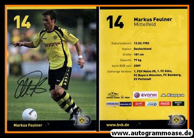 Autogramm Fussball | Borussia Dortmund | 2009 | Markus FEULNER