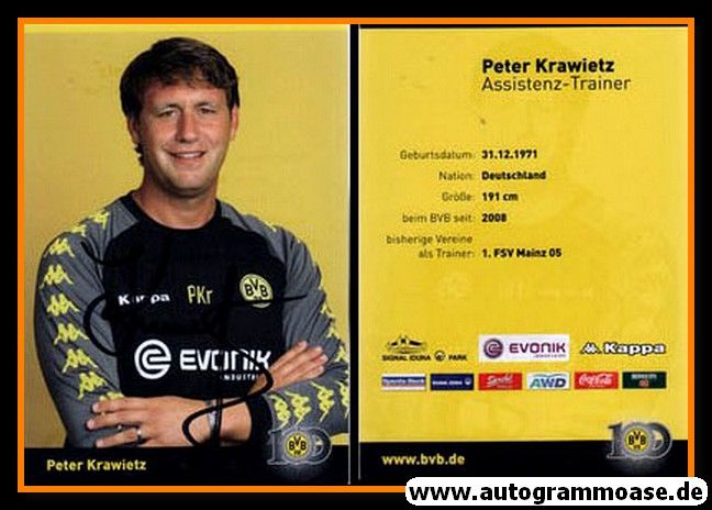 Autogramm Fussball | Borussia Dortmund | 2009 | Peter KRAWIETZ