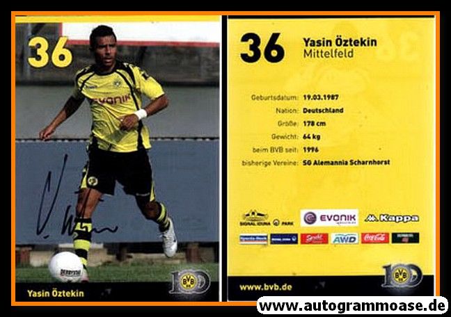 Autogramm Fussball | Borussia Dortmund | 2009 | Yasin ÖZTEKIN