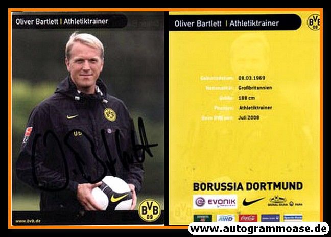 Autogramm Fussball | Borussia Dortmund | 2008 | Oliver BARTLETT