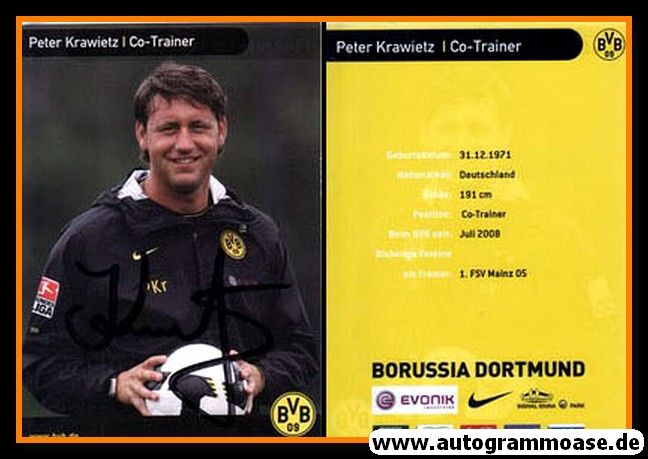 Autogramm Fussball | Borussia Dortmund | 2008 | Peter KRAWIETZ