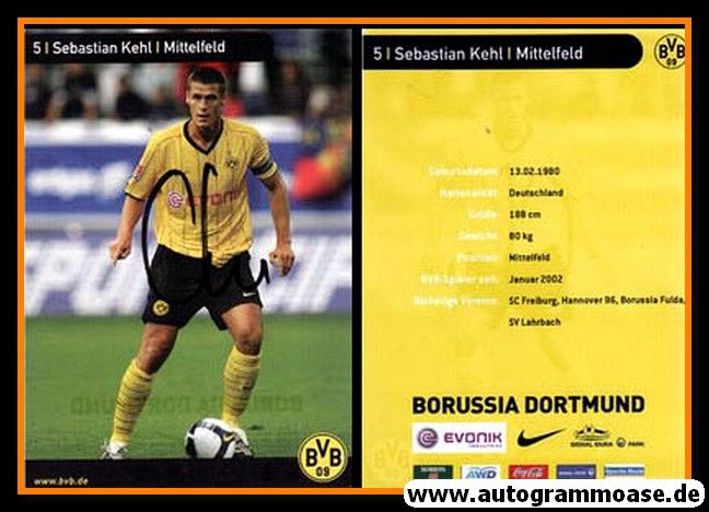 Autogramm Fussball | Borussia Dortmund | 2008 | Sebastian KEHL