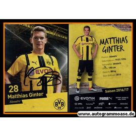 Autogramm Fussball | Borussia Dortmund | 2016 | Matthias GINTER