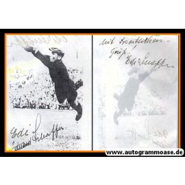 Autogramm Fussball | DFB | 1950er | Eduard SCHAFFER (Spielszene SW)