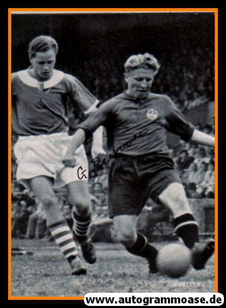 Autogramm Fussball | 1. FC Nürnberg | 1950er Foto | Gerhard BERGNER (Spielszene SW)