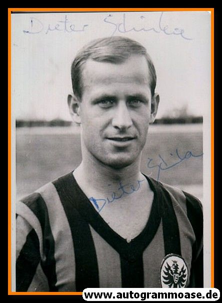 Autogramm Fussball | Eintracht Frankfurt | 1960er Foto | Dieter STINKA (Portrait SW) 1