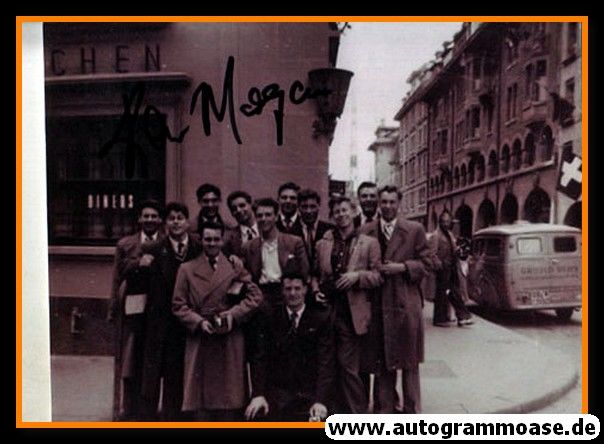 Mannschaftsfoto Fussball | Manchester United | 1954 + AG Kenny MORGANS (Anzug) 2