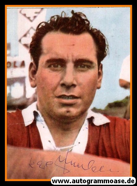 Autogramm Fussball | Kickers Offenbach | 1950er Foto | Karl WALDMANN (Portrait Color)