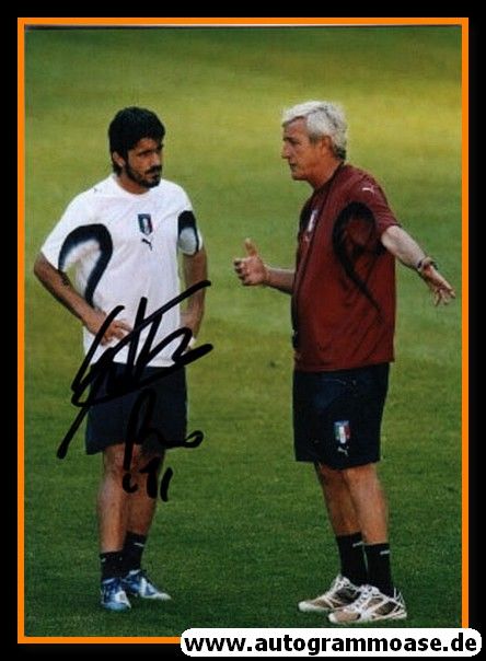 Autogramm Fussball | Italien | 2000er Foto | Gennaro GATTUSO (Training Lippi)