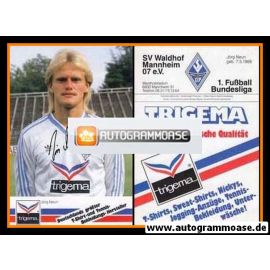 Autogramm Fussball | SV Waldhof Mannheim | 1986 | Jörg NEUN