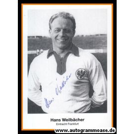 Autogramm Fussball | Eintracht Frankfurt | 1960er Retro | Hans WEILBÄCHER (Portrait SW)