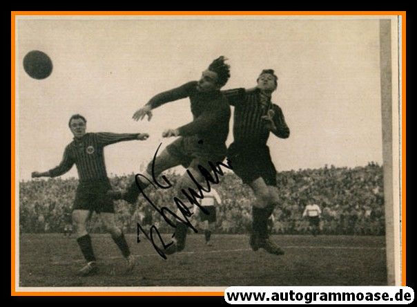 Autogramm Fussball | VfB Stuttgart | 1951 Foto | Karl BÖGELEIN (Spielszene Frankfurt)