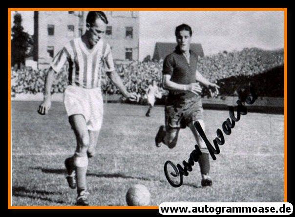 Autogramm Fussball | 1. FC Kaiserslautern | 1952 Foto | Ottmar WALTER (Spielszene SW)