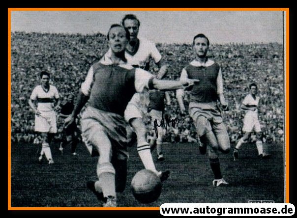 Autogramm Fussball | 1. FC Saarbrücken | 1952 Foto | Werner OTTO (Spielszene VfB)