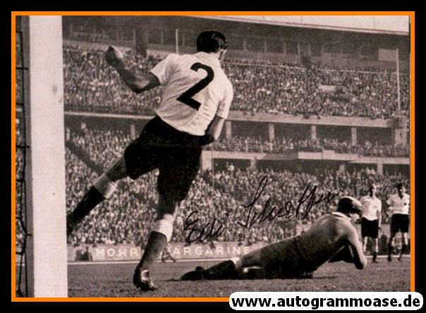 Autogramm Fussball | DFB | 1950er Foto | Eduard SCHAFFER (Spielszene SW) 1