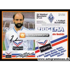 Autogramm Fussball | SV Waldhof Mannheim | 1986 | Rainer SCHOLZ