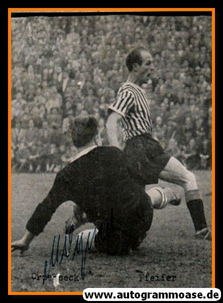 Autogramm Fussball | FC Schalke 04 | 1960er | Manfred ORZESSEK (Spielszene SW)
