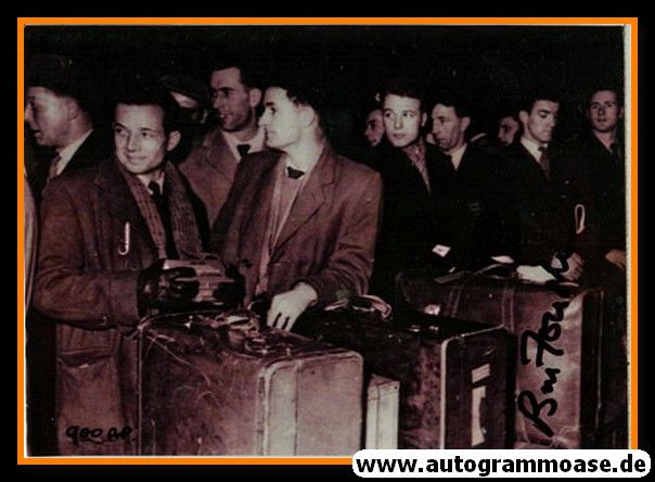 Mannschaftsfoto Fussball | Manchester United | 1958 + AG Bill FOULKES (Flughafen)