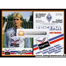 Autogramm Fussball | SV Waldhof Mannheim | 1986 | Alfred SCHÖN