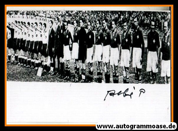 Mannschaftsfoto Fussball | Schweiz | 1938 WM + AG Paul AEBI (Spiel DFB) 2