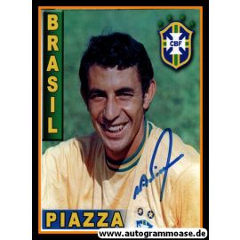 Autogramm Fussball | Brasilien | 1970er Foto | Wilson PIAZZA (Portrait Color) 2
