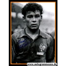 Autogramm Fussball | Frankreich | 1950er Foto | Just FONTAINE (Portrait SW) 2