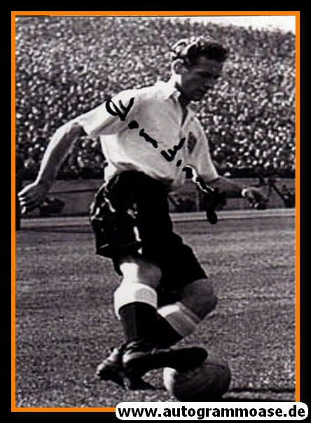 Autogramm Fussball | England | 1950er Foto | Tom FINNEY (Spielszene SW) 2