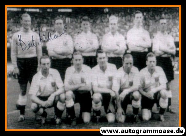 Mannschaftsfoto Fussball | England | 1950 WM + AG Bert WILLIAMS