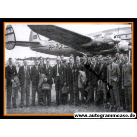 Mannschaftsfoto Fussball | England | 1950 WM + AG Tom FINNEY (Abflug)