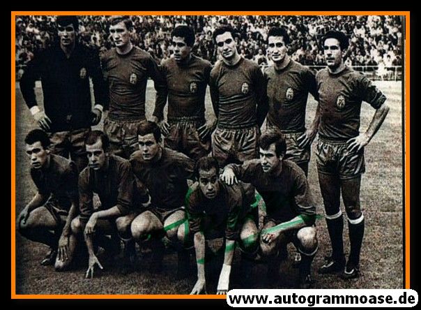 Mannschaftsfoto Fussball | Spanien | 1964 EM +  AG Luis SUAREZ (2)