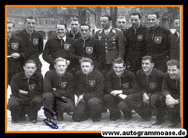 Mannschaftsbild Fussball | DFB | 1942 + AG Albert SING (Spiel Ungarn)