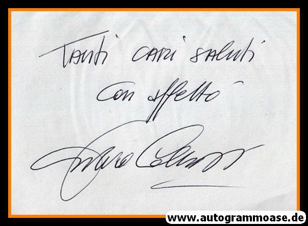 Autograph Fussball | Italien | Fulvio COLLOVATI (Gruss)