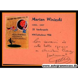 Autograph Fussball | Frankreich | Maryan WISNIESKI (Gruss)